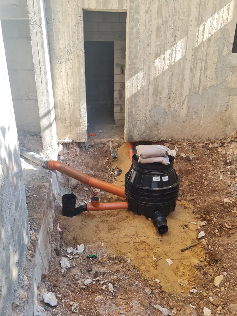 פרויקט אינסטלציה מס' 11 - עבודה שהושלמה