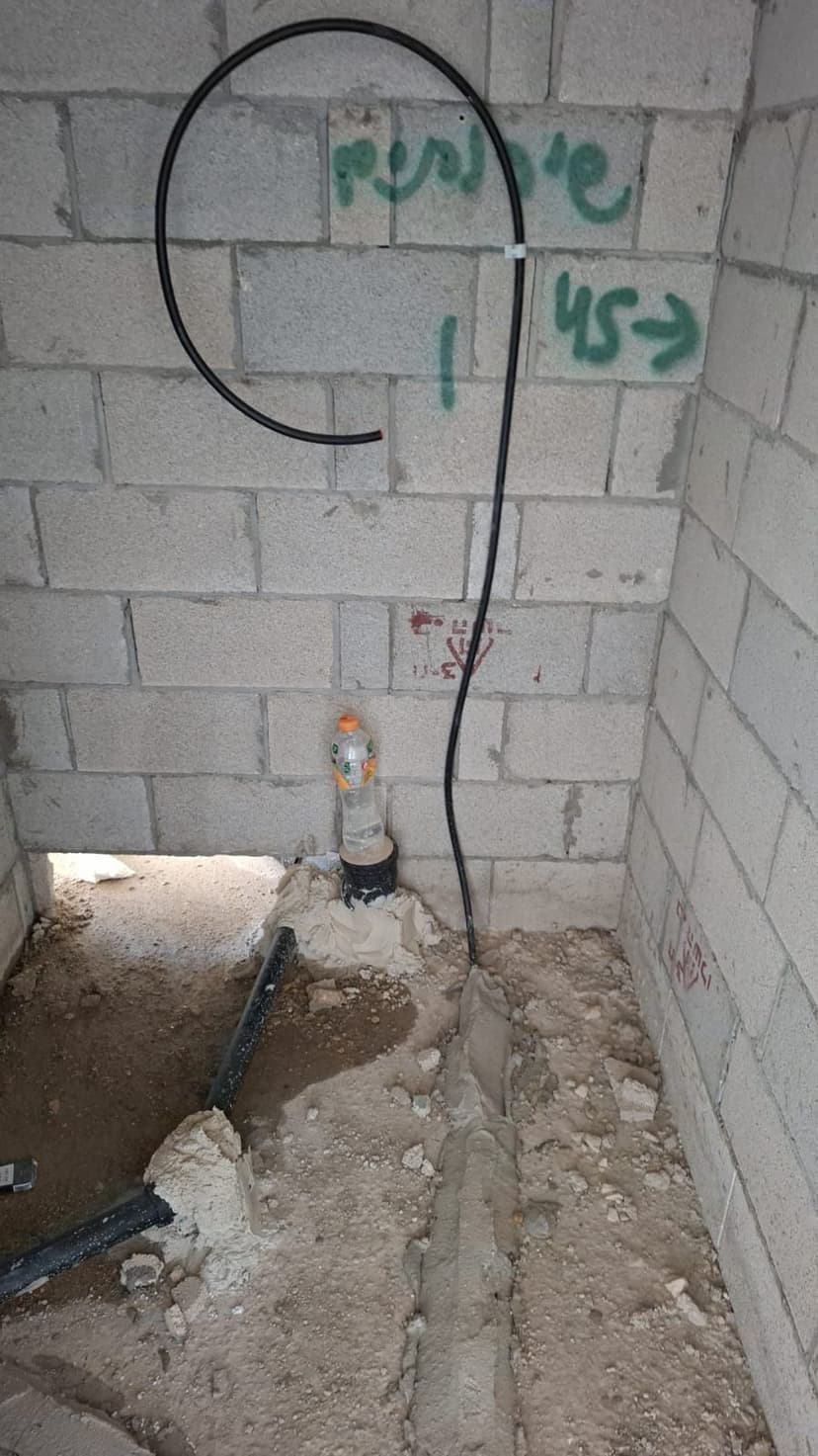 פרויקט אינסטלציה מס' 12 - עבודה שהושלמה