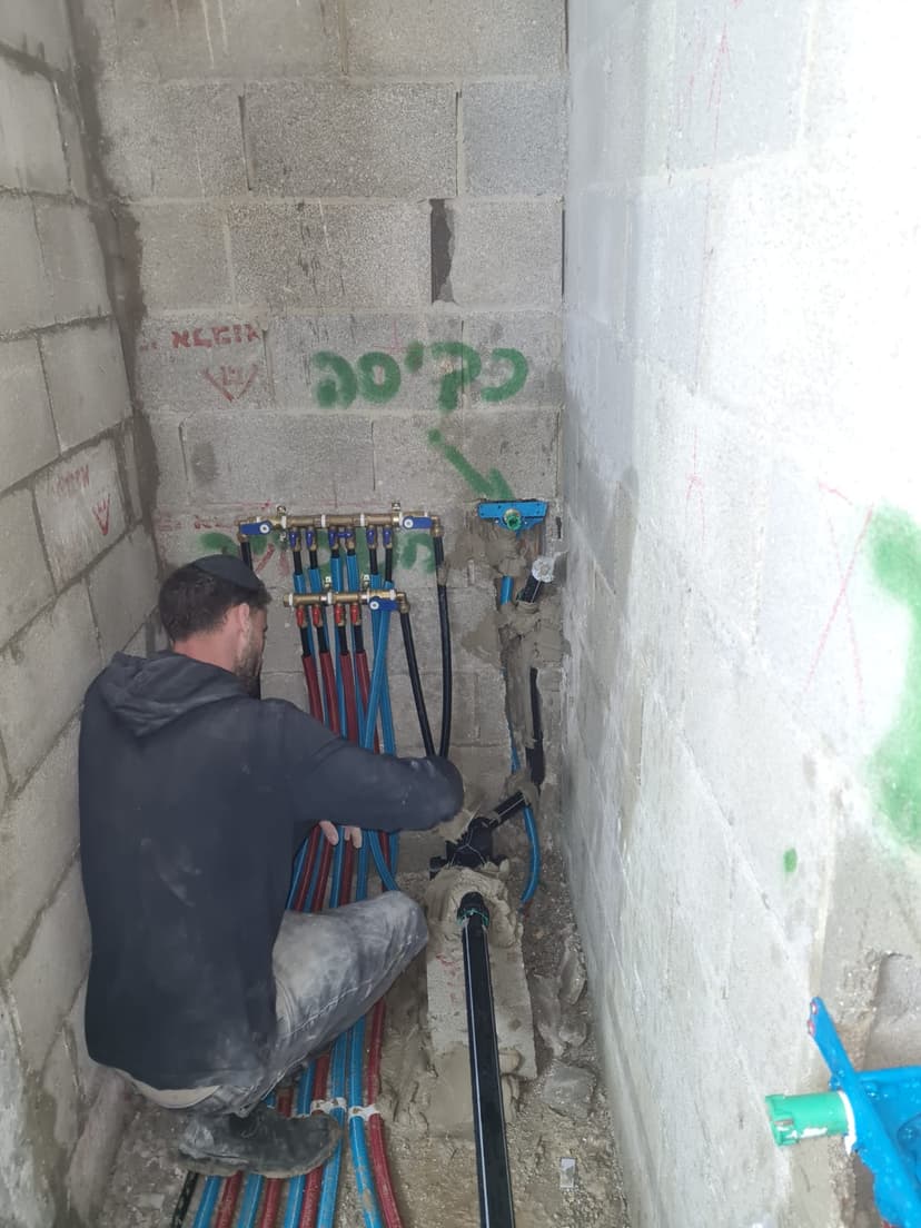 פרויקט אינסטלציה מס' 5 - עבודה שהושלמה