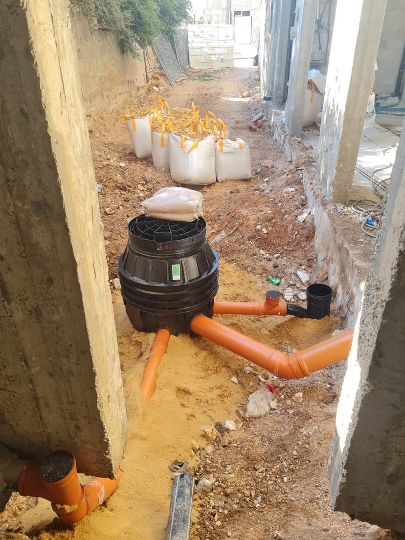 פרויקט אינסטלציה מס' 7 - עבודה שהושלמה