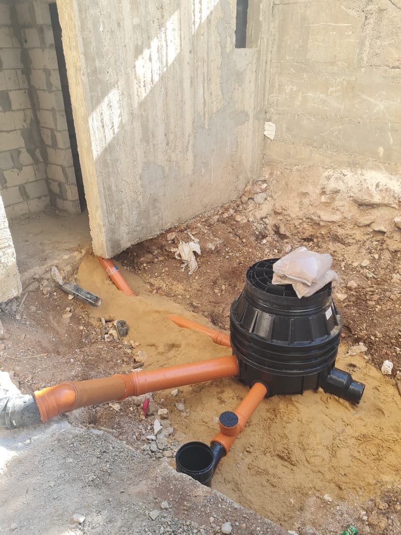 פרויקט אינסטלציה מס' 9 - עבודה שהושלמה